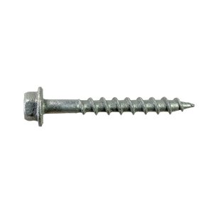 Connector Screw — 9 x 1-1/2 in. 1/4-Hex Drive, Mech. Galv. (500-Qty)